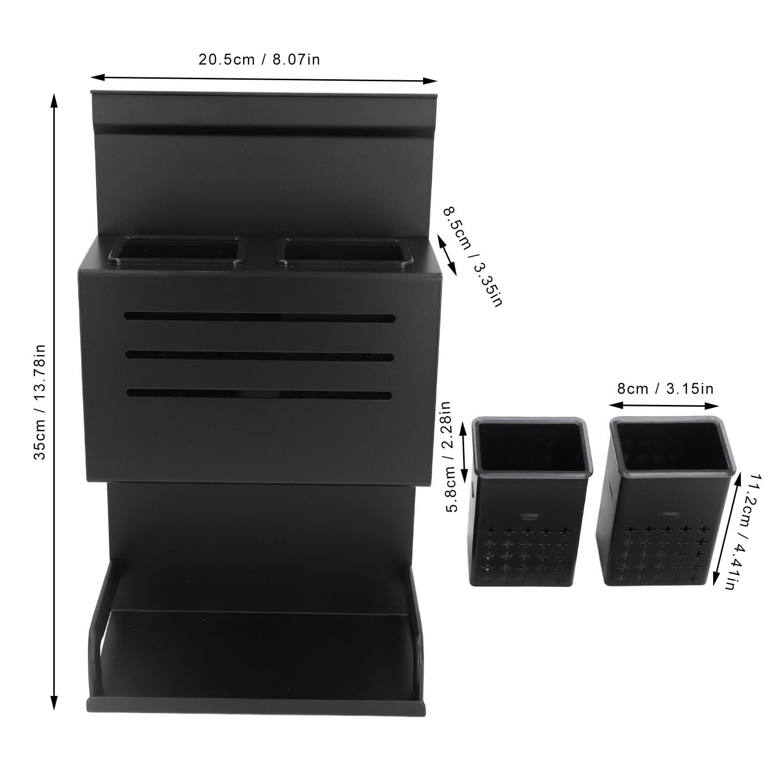 Spices Rack Organizer, 8,07 X 13,78 Cali Montowanie Ścienne Przestrzeń Aluminiowa Organizator Przyprawowy, Wiszące Przyprawy Organizator Półka do Domu W Kuchni Domowej