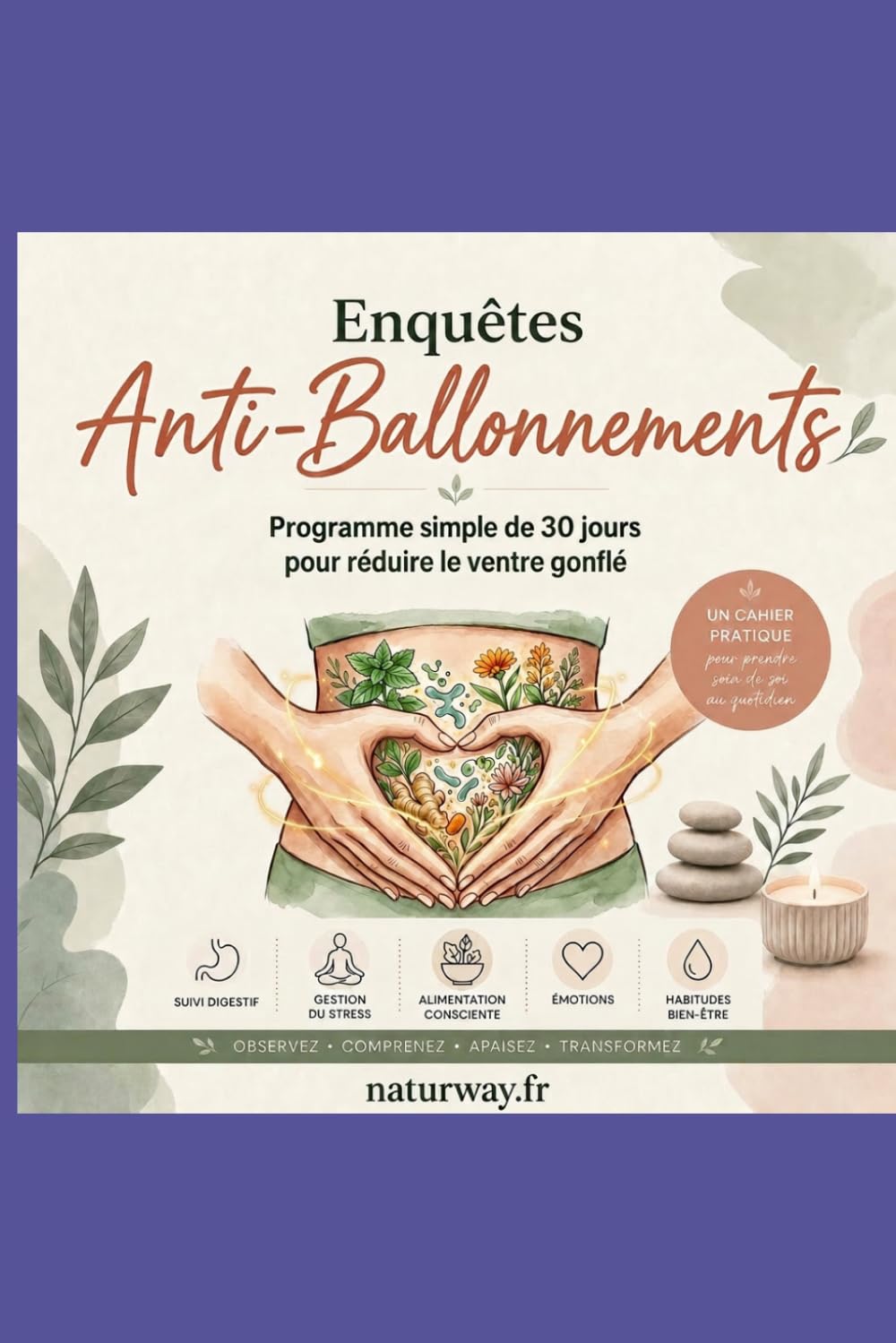 Enquêtes anti-ballonnements: Programme simple de 30 jours pour réduire le ventre gonflé