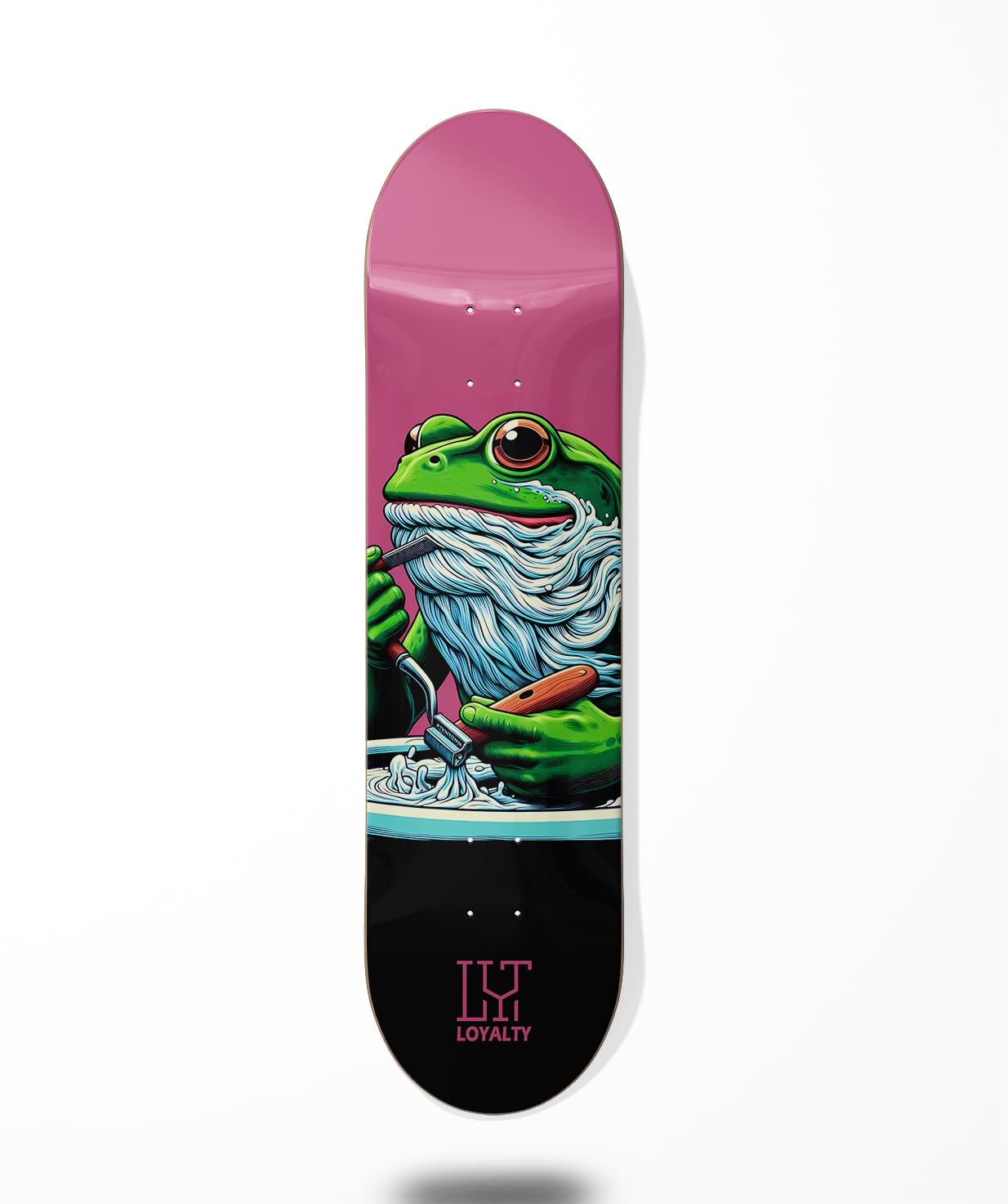 Loyalty Skateboard Skateboard Deck Deck When Frogs Raise Hair 8.125