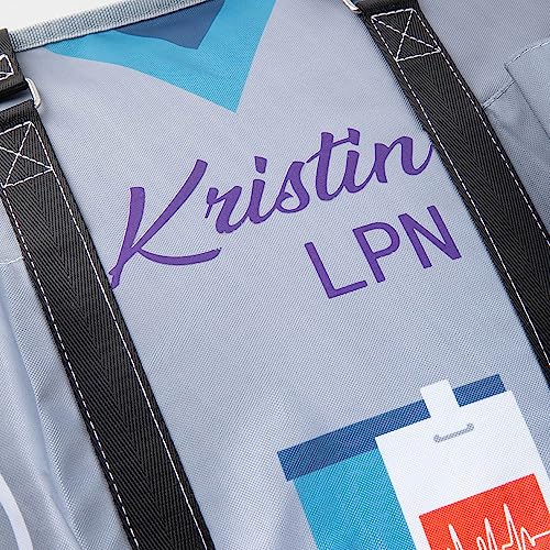 Bolso tote para enfermería con nombre personalizado miniatura 5