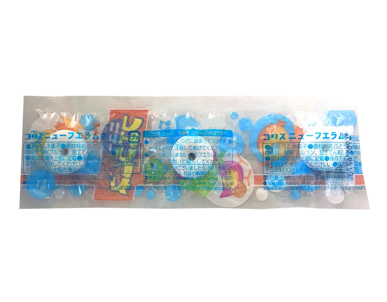 Amazon.co.jp: コリス ニューフエラムネ ラムネ3個入×30個