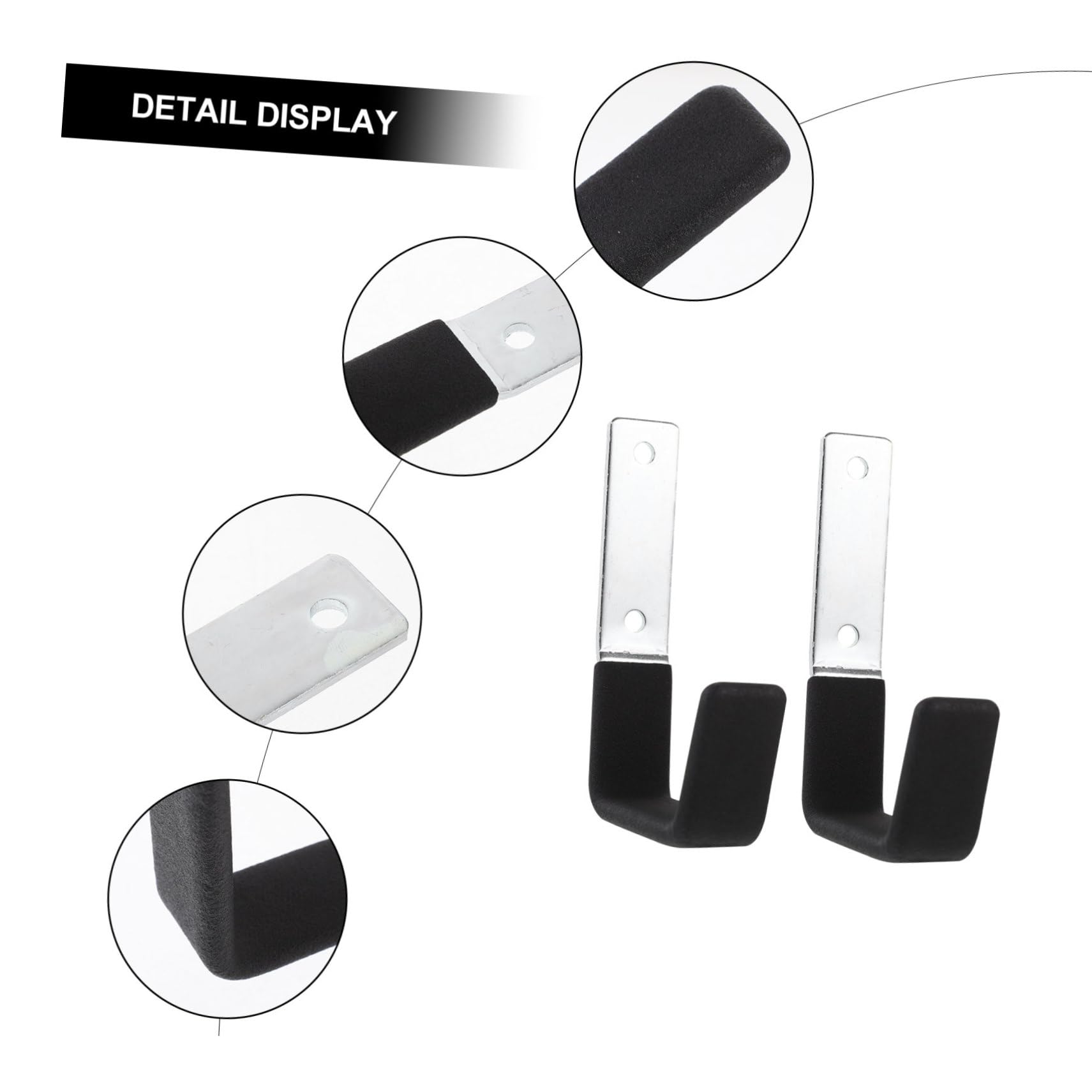 Homoyoyo 10pezzi Ganci Da Garage Heavy Duty Per Utensili Da Supporto Stabile Per Attrezzi Organizer Versatile Per Officine e Magazzini Facile Installazione e Sicurezza Garantita