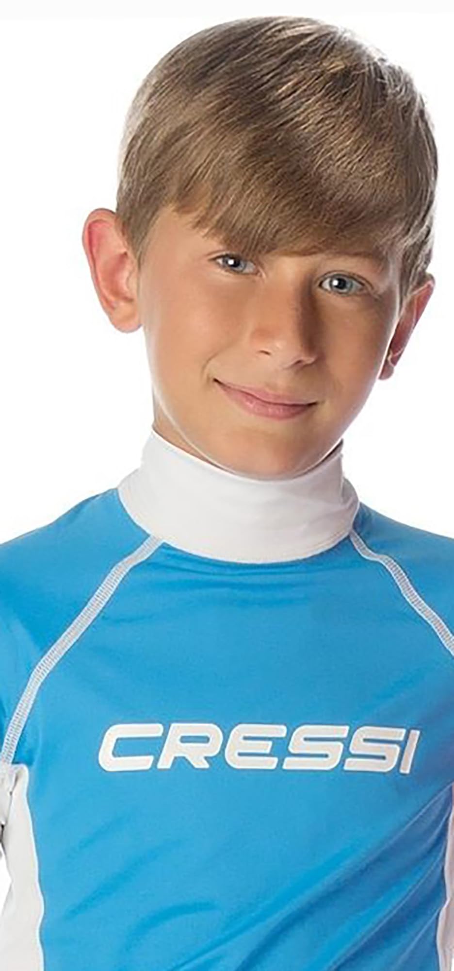 Cressi Junior Rash Guard UV Sun Protection (UPF) 50+, Short/Long Sleeve - Cressi Italian Quality Since 1946