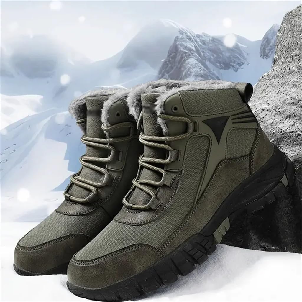 Men's Winter Anti-Slip Shoes Warm Breathable Snow Shoes(43 Code)