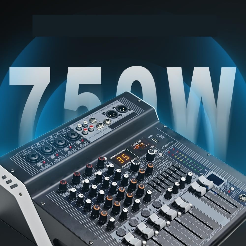 Mixer DJ, Mixer di potenza a 4 canali Amplificatore da 750 W 99DSP