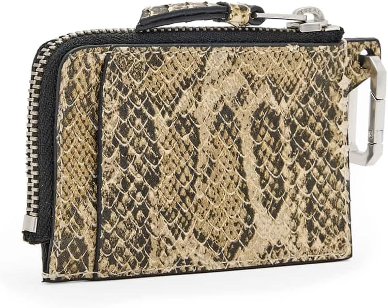 AllSaints Remy Snake Wallet W610XD Desert White One Size
