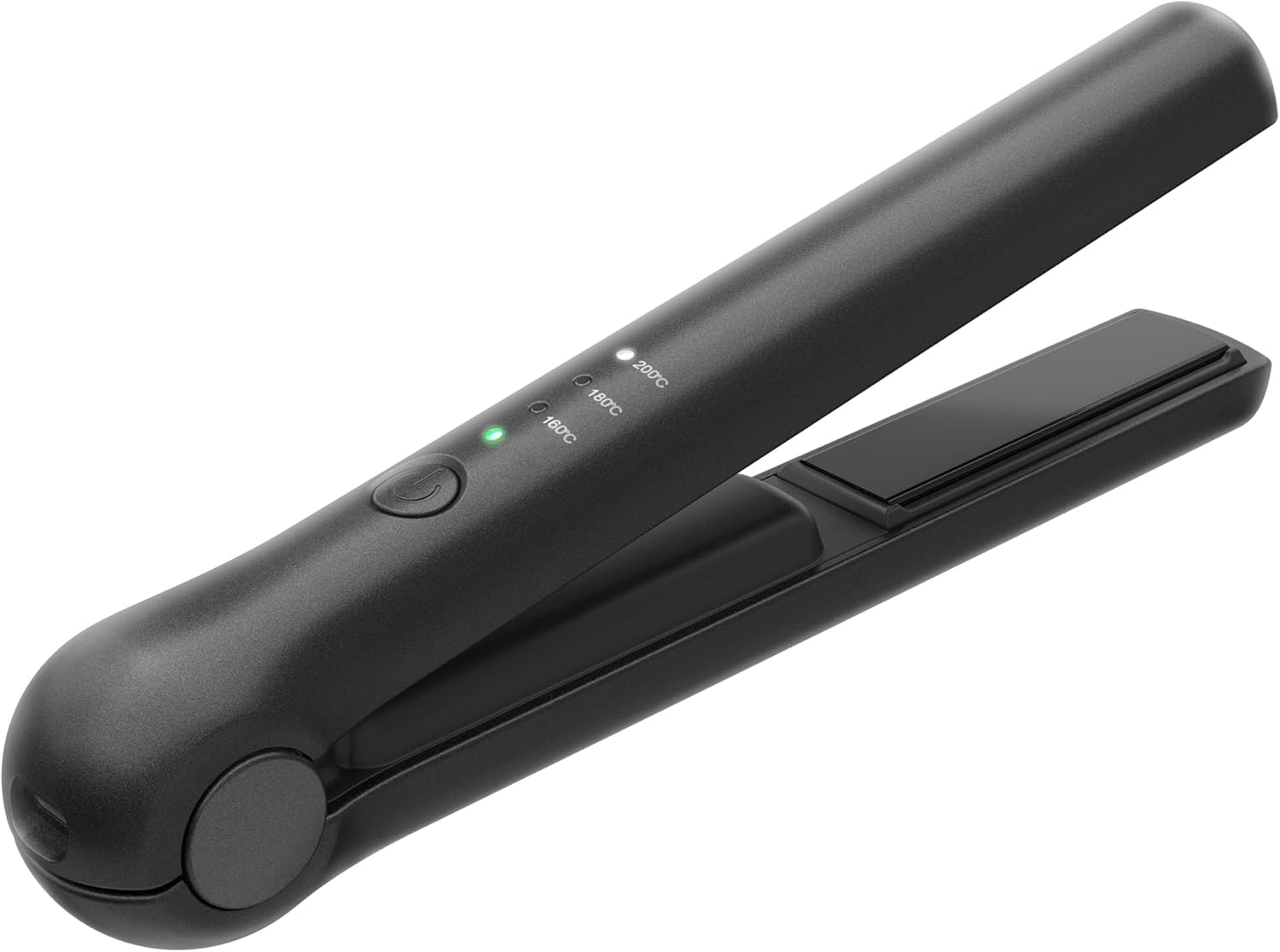 Cordless Hair Straightener Portable Travel Rechargeable Flat Iron, Fast Heating, Adjustable Temperature for Professional Straightening & Curling – Portable and Travel-Friendly (Black) (Black)