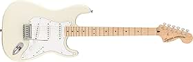 Guitarra elétrica Squier Affinity Series Stratocaster - branco olímpico com escala de bordo
