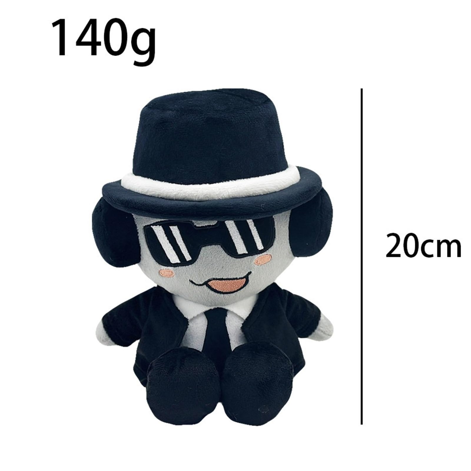 AngloCrate Forsaken Chance Plush Toy,8 Inch Plush, Gifts Suitable For Video Game Fans(Black
