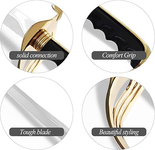 Miniatura 2 de Resafy Sable de champán para champán Sabrage abridor de vino espumoso, cuchillo de champán, espada de sable de champán con estuche de regalo para