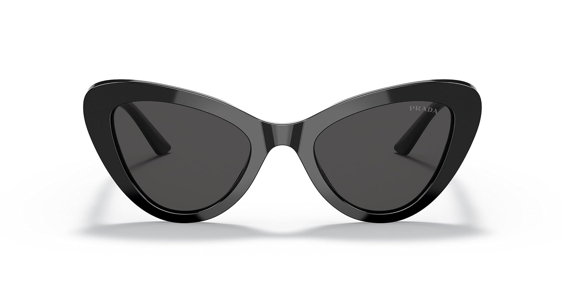 Amazon.com: Prada PR 13YS 1AB5S0 Grey Plastic Cat-Eye