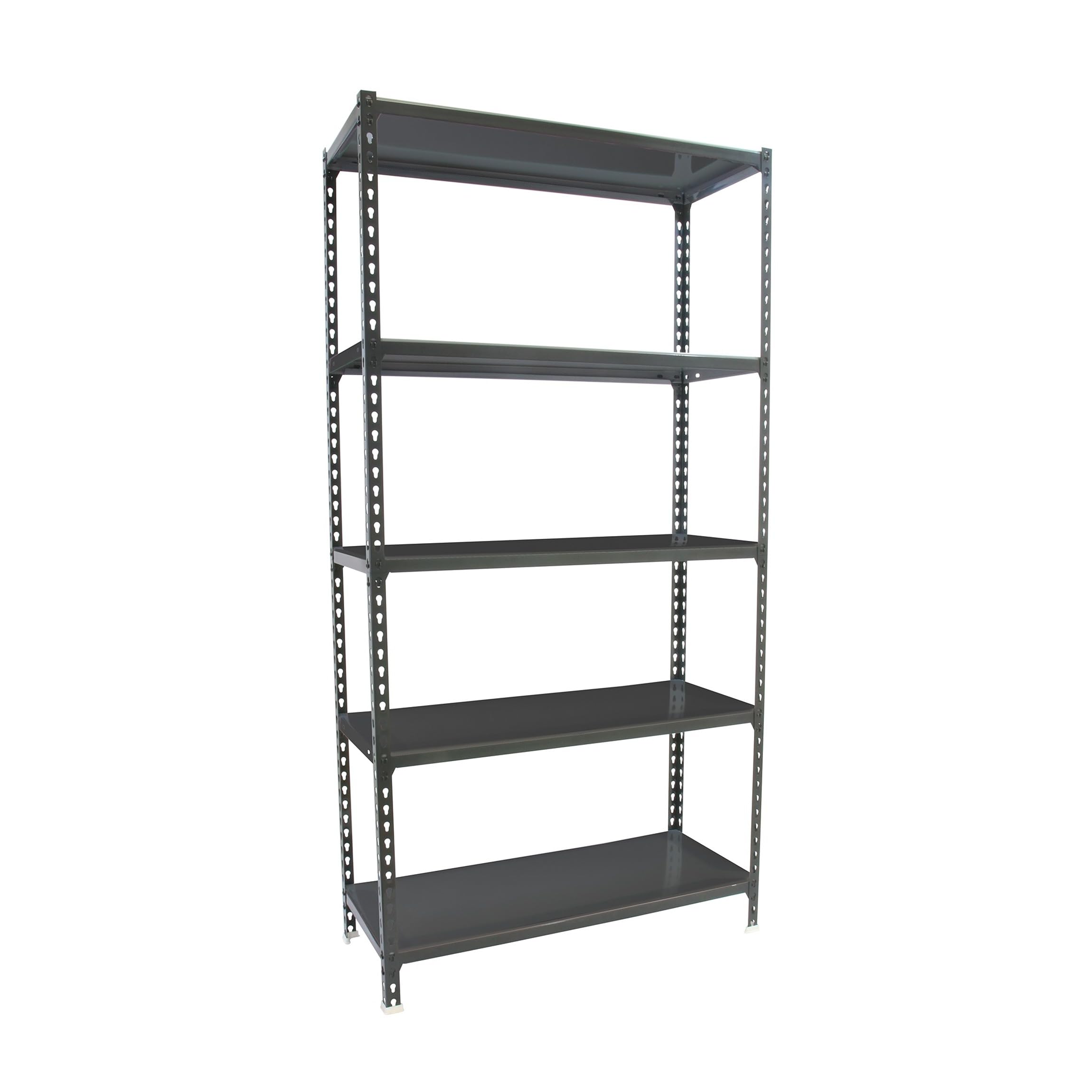 Simon Rack Garage Shelving Units 2000x1000x500 mm, 5 Tier Steel Rack, 180 kg per Shelf, Anthracite - Simonclick