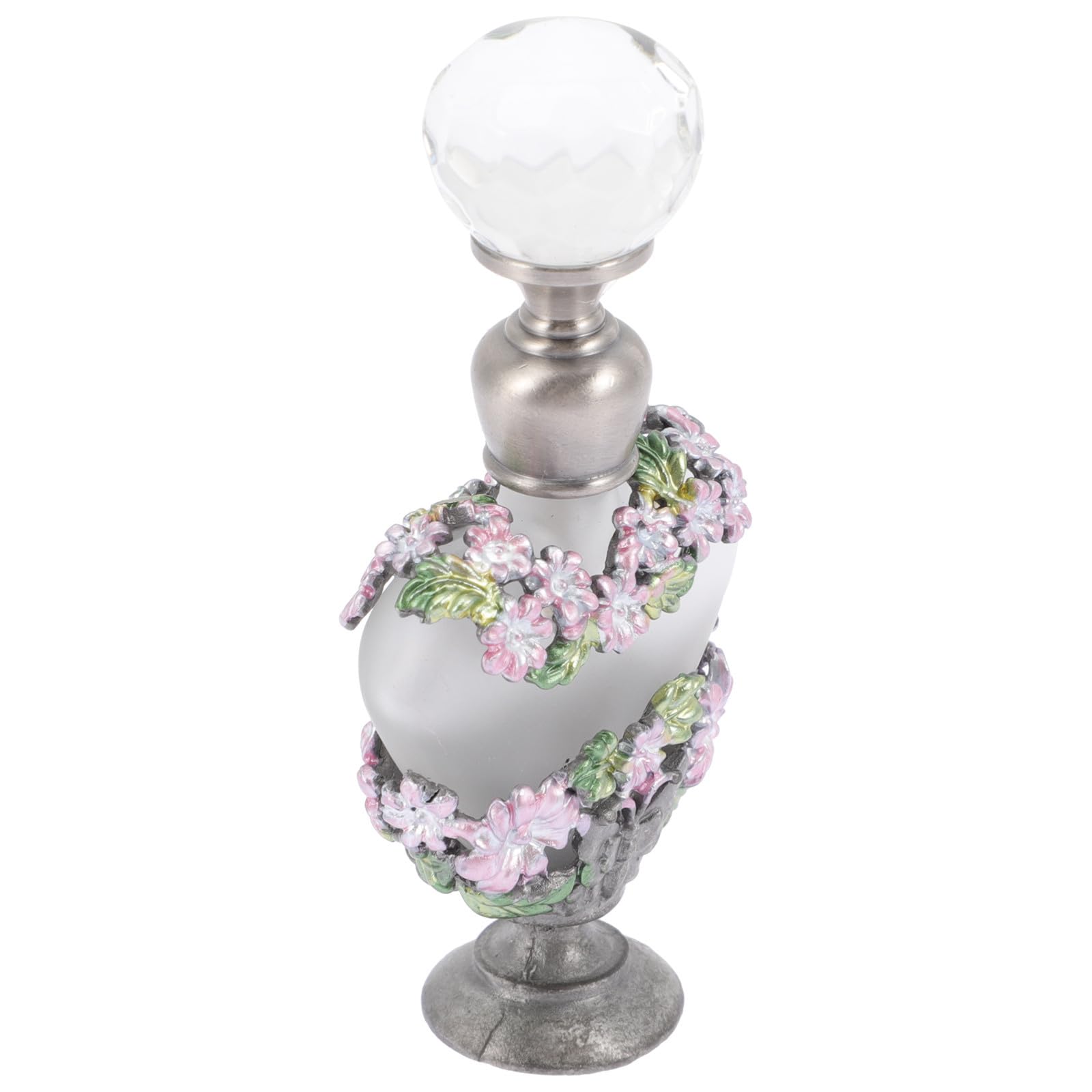 Kichvoe Weihnachten Event Vintage Parfümflasche 5ml Glas Legierung, für Öl