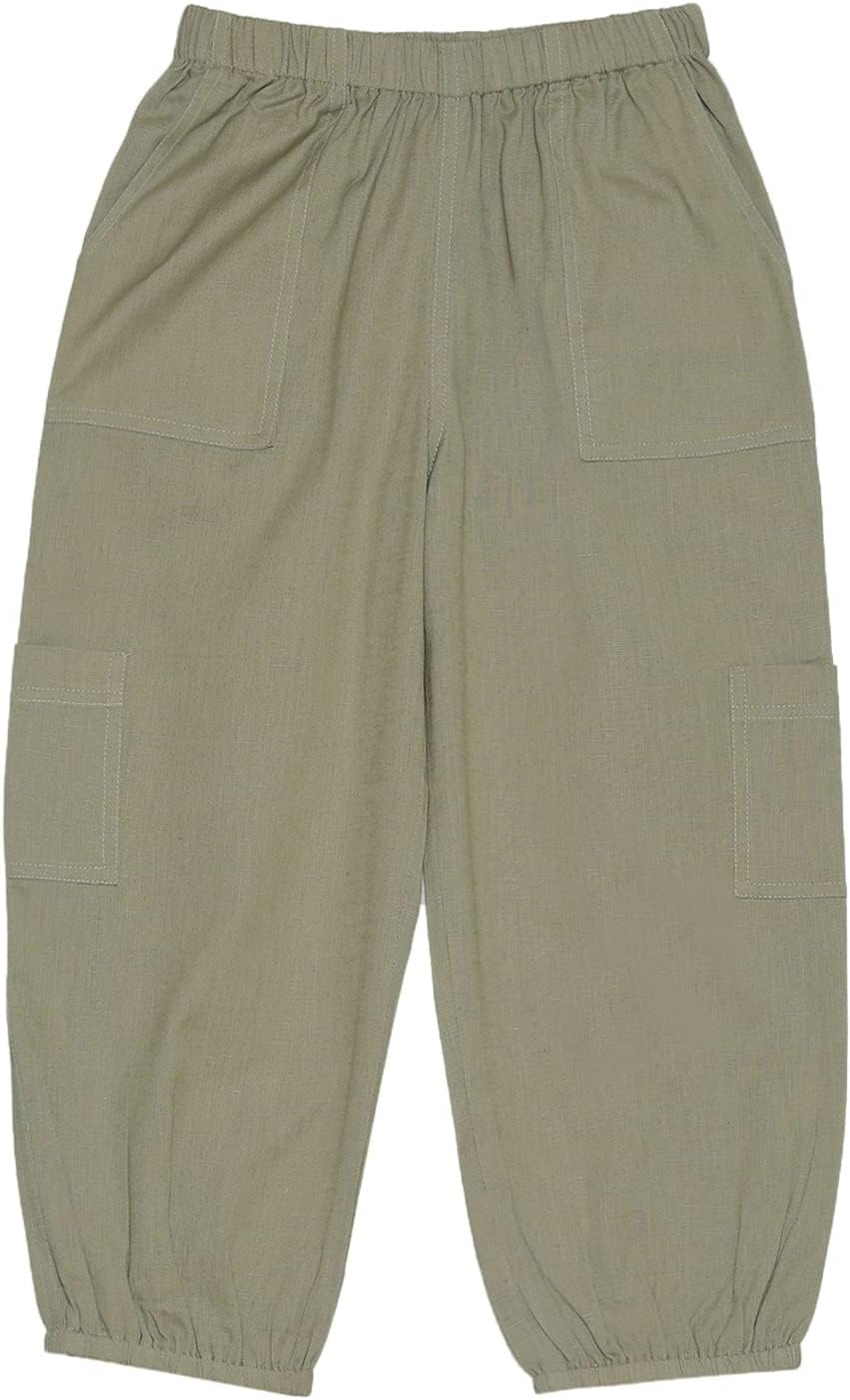 BIBA Girl's Fitted Cotton Pants