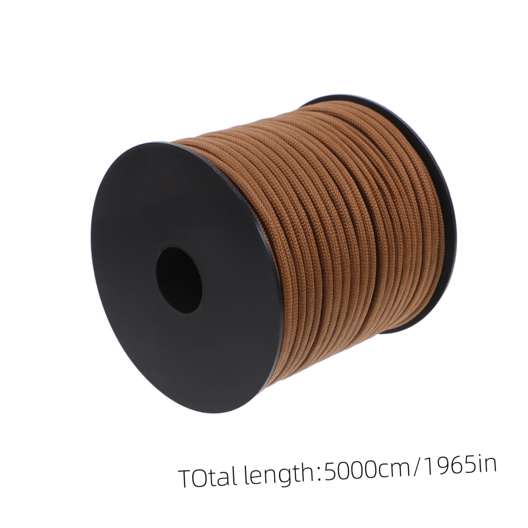 Toddmomy Outdoor Camping Tent Rope Strand Weather Resistant Cord for Tarp Stabilization Fishing Binding and Emergency Situations Brown