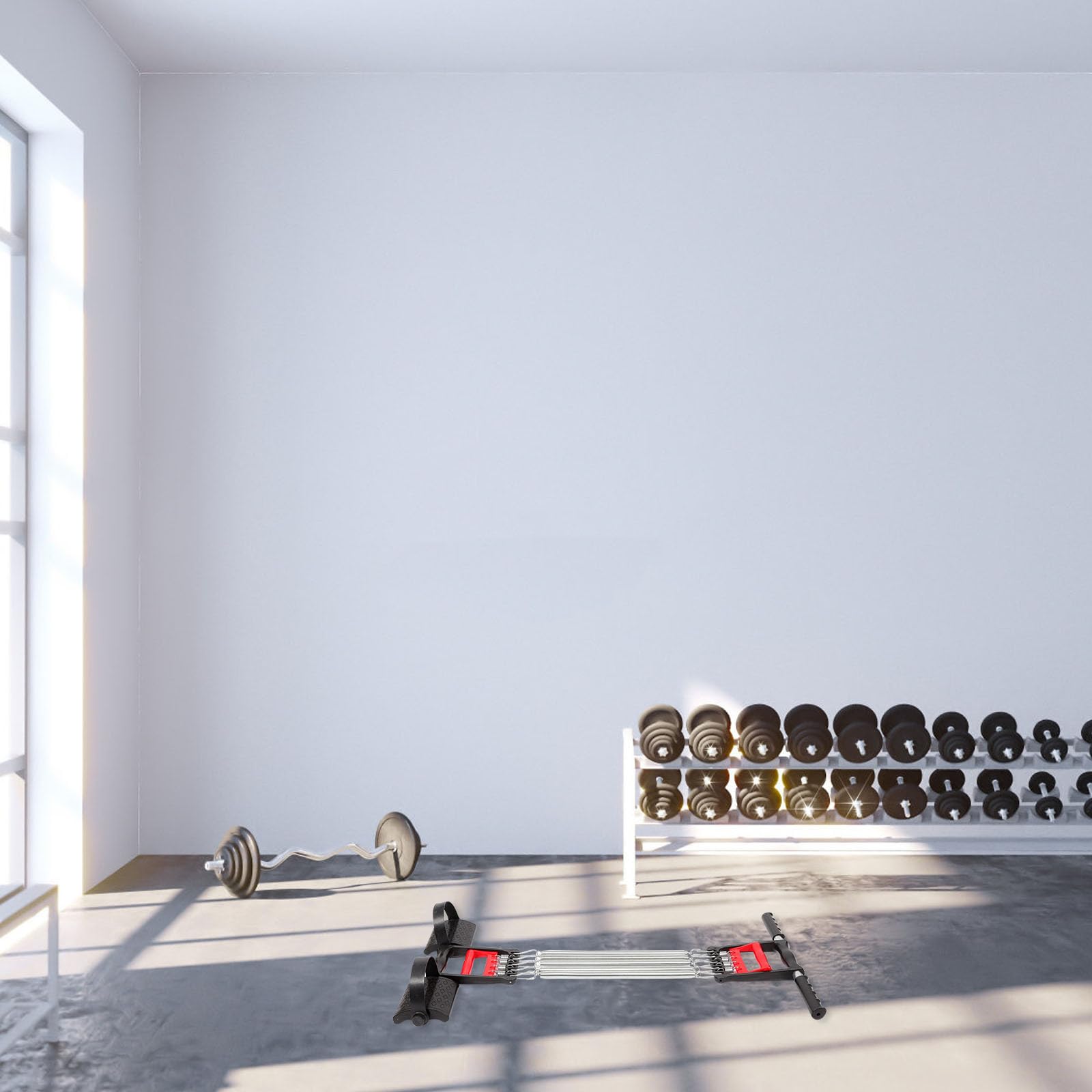 Ejercitador de Pecho Resorte de Acero para Entrenamiento Fitness