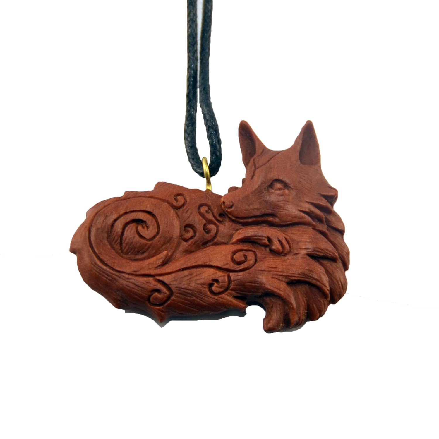 Fox Necklace Pendant by Crown Republic Hand Carved Uganda Ubuy