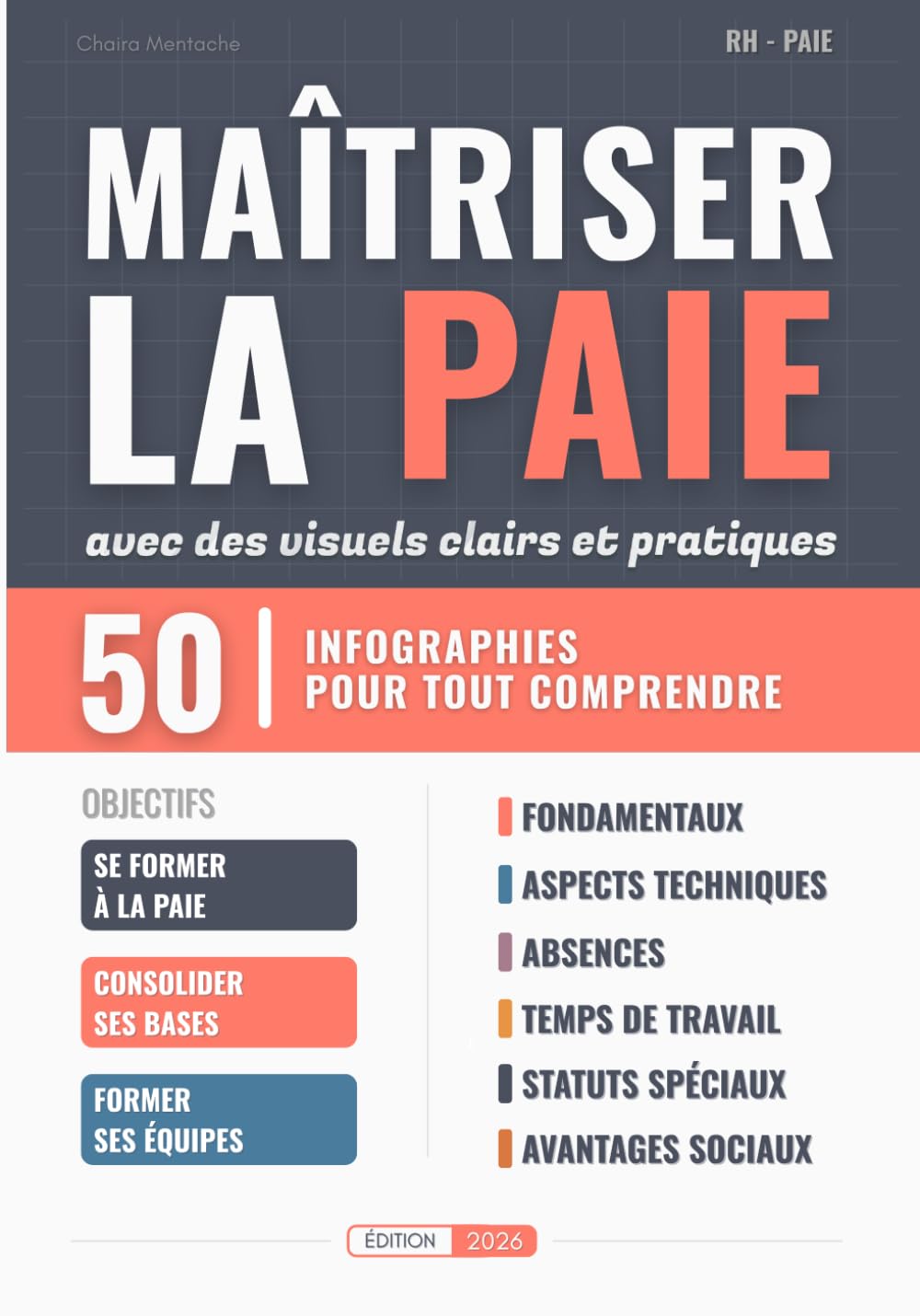 Maîtriser la Paie: avec des visuels clairs et pratiques pour comprendre le bulletin de salaire, les cotisations sociales, la DSN, les congés payés, la fiche de paie et le droit du travail