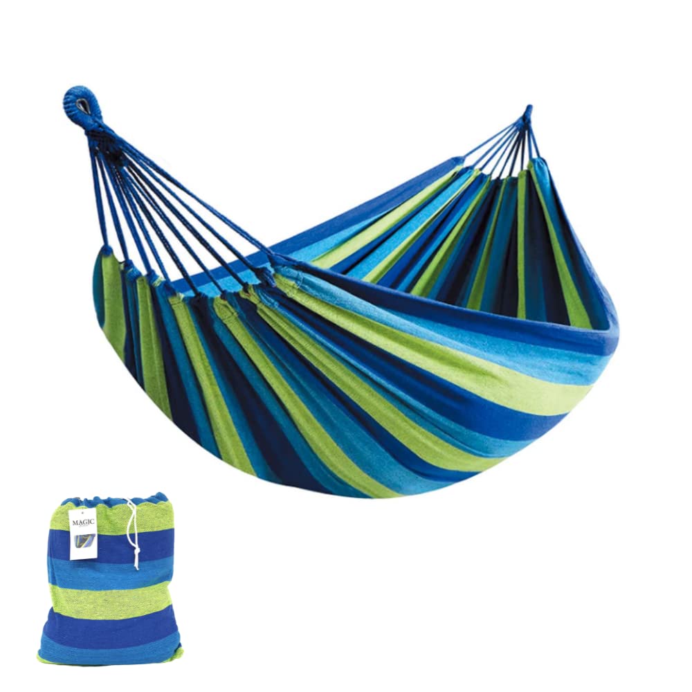 Amaca, 200 X 150 Cm, Grande, In Cotone, Per 2 Persone, XXL, Portata Fino A 200 Kg, Portatile, Con Borsa Per Il Trasporto, Per Terrazza, Cortile, Giardino