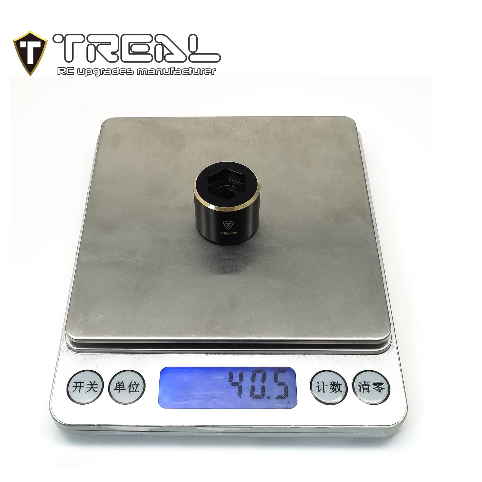 Amazon.com: TREAL 1.9 Wheel Hubs Brass Weights 9mm/12mm/15mm/18mm