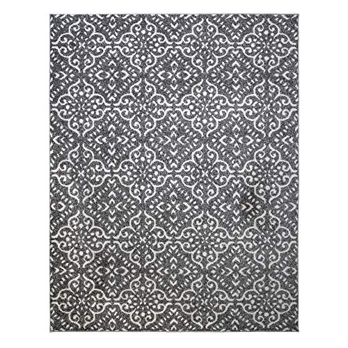 Gertmenian Area Rug 3 Piece Sets Non-Shedding Soft Modern Contemporary Carpet Pc Living Room Dining Entryway Bedroom Runner Rugs Gift Set, 2X6 5X7 8X10 Large, Brown Abstract Floral, 81741 #TOP2