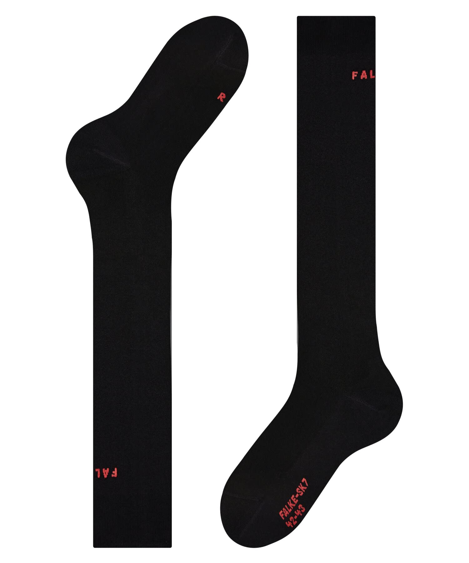 FALKE Femme Sk7 Chaussettes De Ski Rembourrage Ultraléger Anti-Ampoule Chaudes Extra Fines Pour Une Transmission Directe De Puissance Respirantes Séchage Rapide Fil Fonctionnel 1 Paire