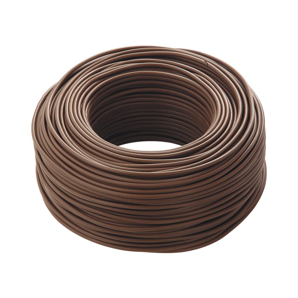 Cavo Icel Elettrico Unipolare Isolante FS17 Matassa per impianti casa aziende edili 4 Matasse da 100 metri 400 metri totale Colore Blu-Nero-Marrone-Giallo/Verde (1,5 mm)