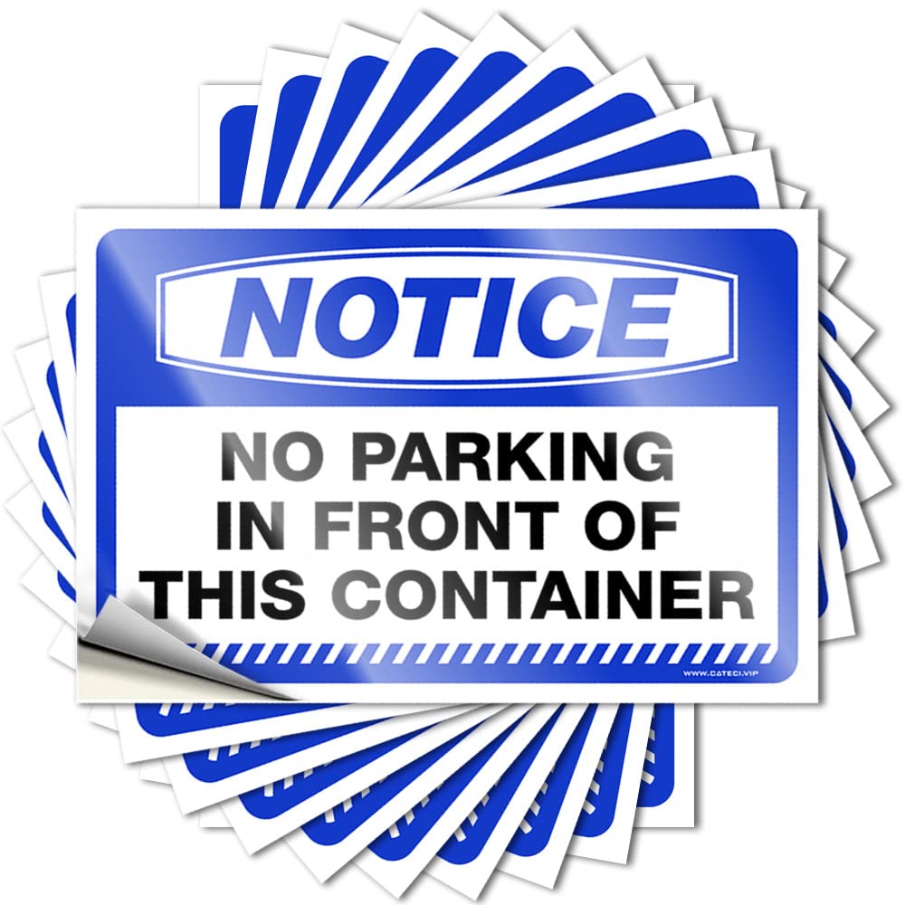 Tattoos Badass Must Hat Notice No Parking in Front of This Container - No Residue Decals for Motorcycle(6X9CM)