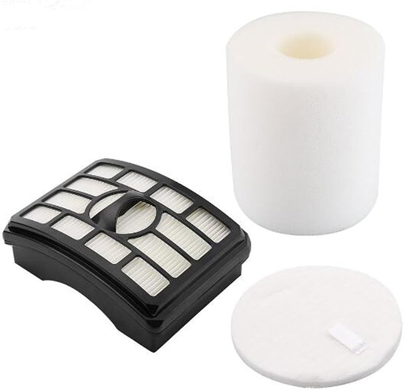 JJSS Replacement for Shark Vacuum Filter Replacement Lift-Away 500 Series NV500 NV501 NV502 NV503 NV505 NV510 NV520 NV552 NV640 NV642 UV560 Xff500 HEPA Filter & Foam Compatible with Shark Vacuum Parts