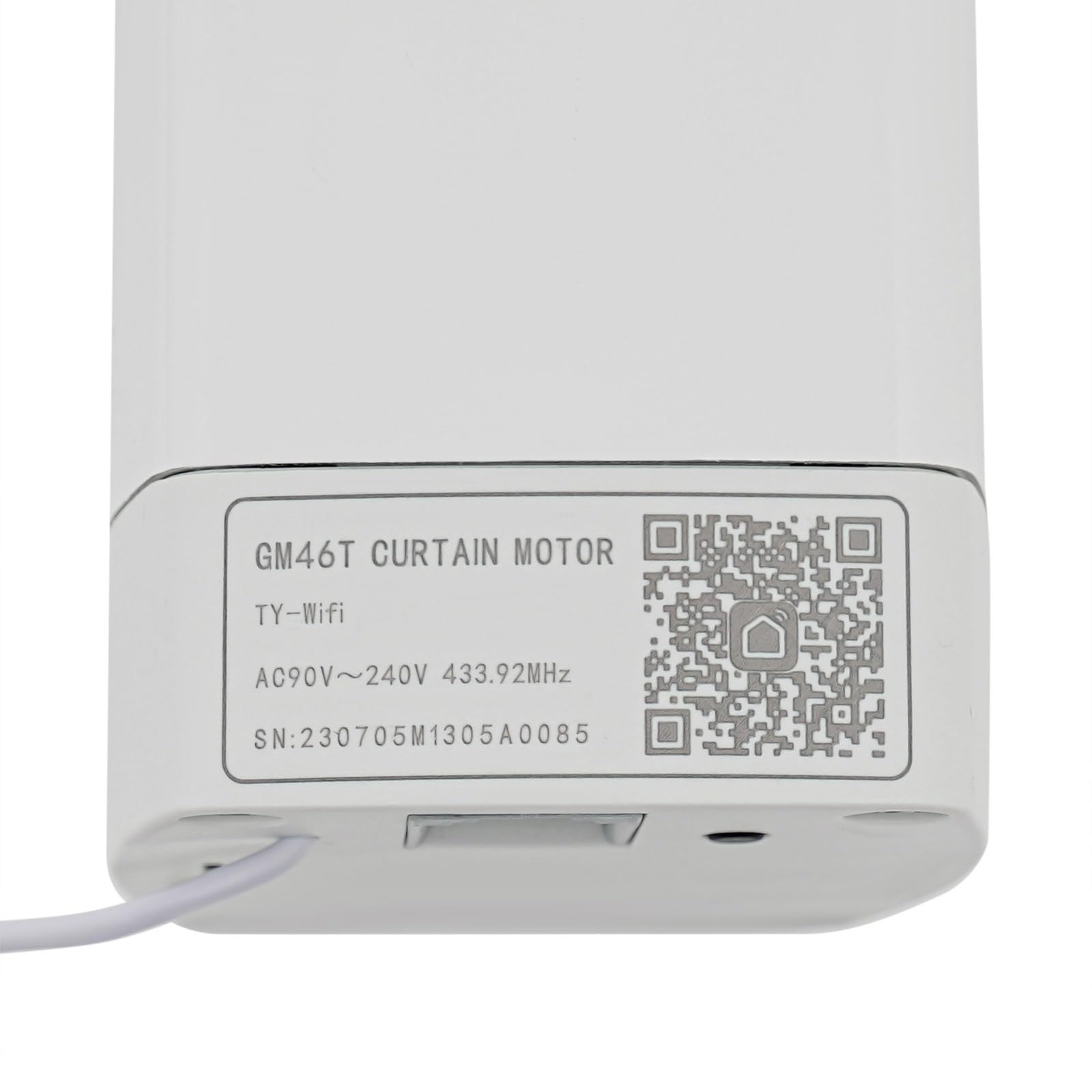 Rail de rideau électrique Rail intelligent avec télécommande, connexion WiFi (Alexa, Google Home) et application
