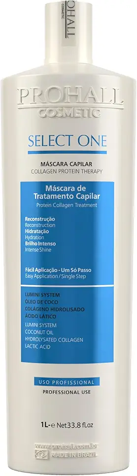 Prohall Cosmetic Escova De Realinhamento Select One Sinergica Sem Formol 1 Litro Original