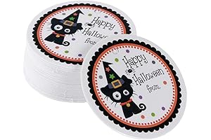 Halloween Sticker Tags for Goodie Bags Party Favor Treat Labels