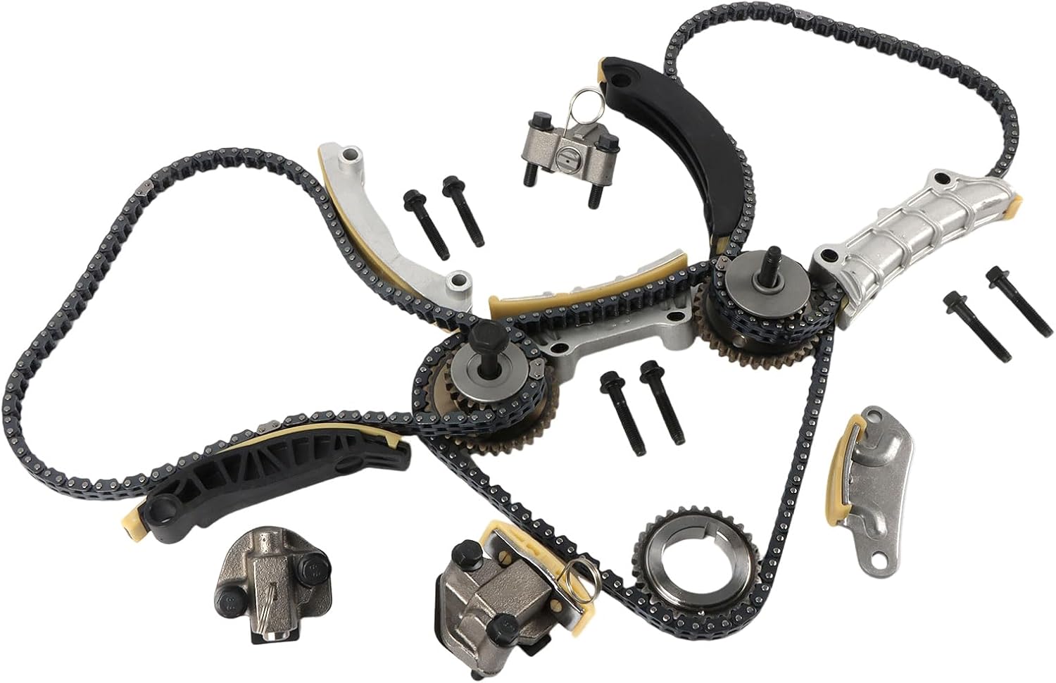 12608580 Timing Chain Kit VCT Selenoid Actuator Gear Fits for 2012-2017 Lacrosse Verano Equinox Terrain 2.2L / 2.4L