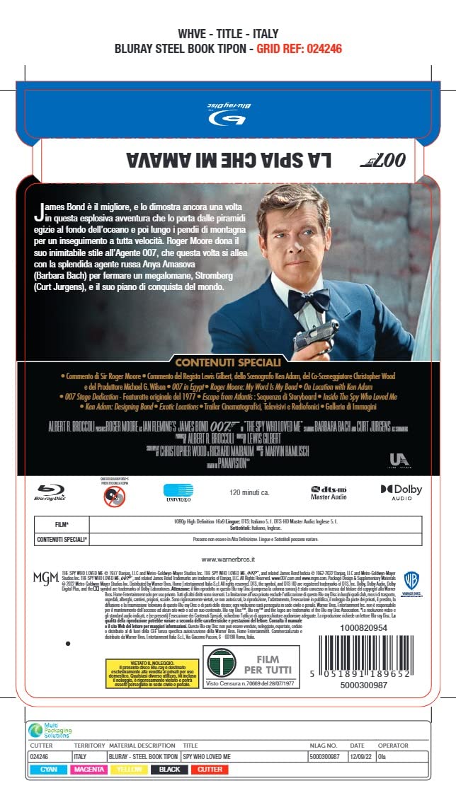 007 LA SPIA CHE MI AMAVA - Steelbook (BS)