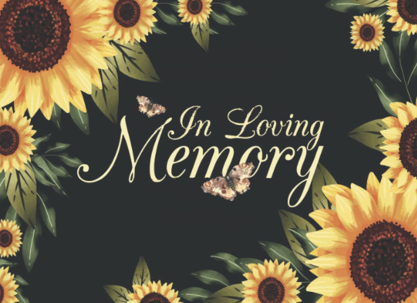 Sunflower memorial guest book (A Celebration of Life) Memorial Guest Book Sunflower: Funeral Guestbook Sunflower for Memorial Service