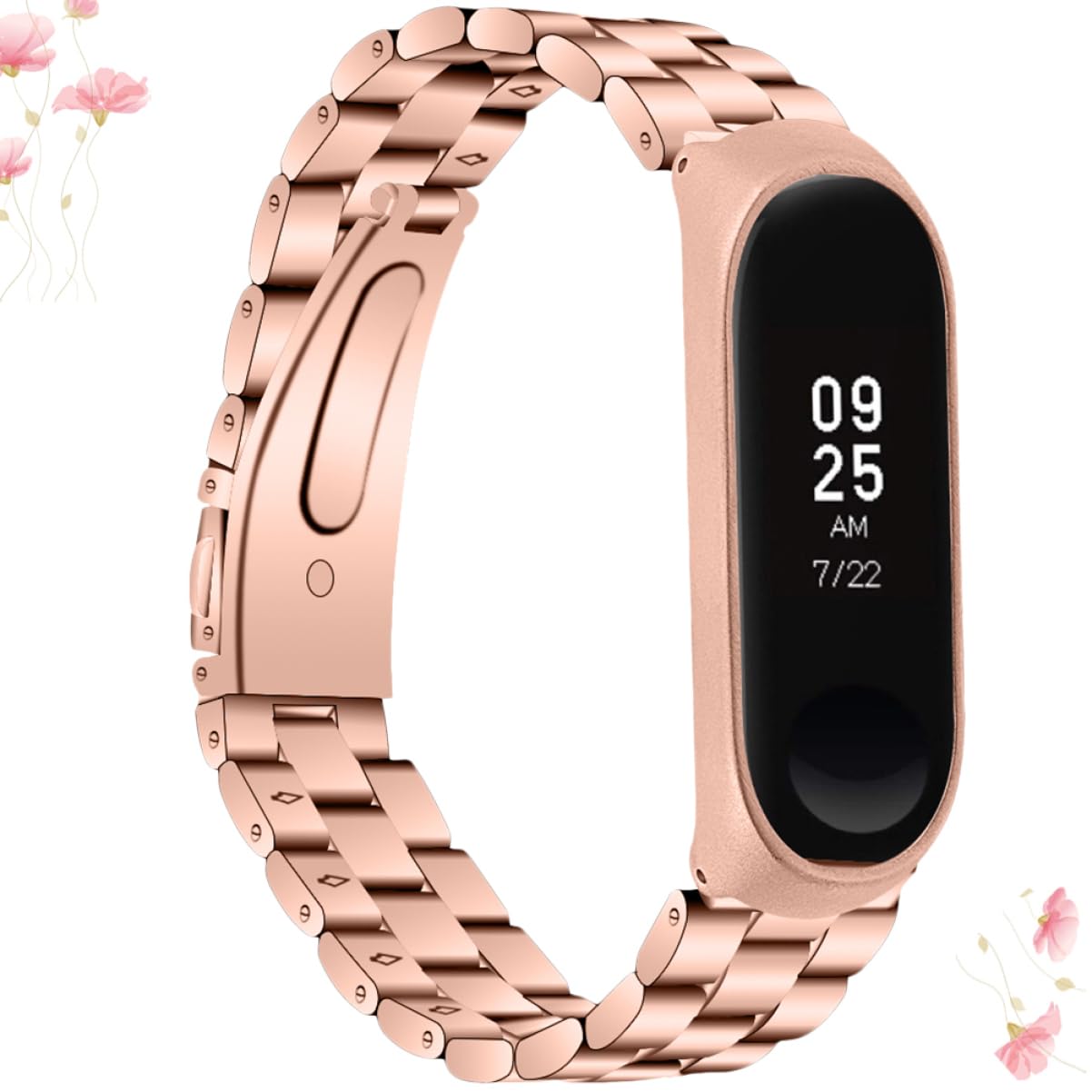Hemobllo 3 Pièces Reloj Inteligente Montres Intelligentes Montre Intelligente Bracelet De e À Dégagement Bracelet De e Bande Mi 3/4 Accessoires De e De