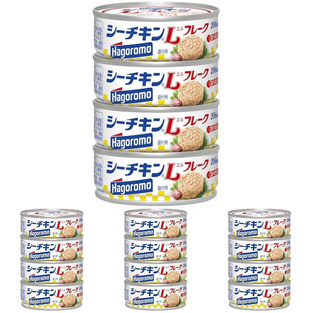 Amazon.co.jp: はごろも シーチキンLフレーク (0626) 70g 4缶 (× 4