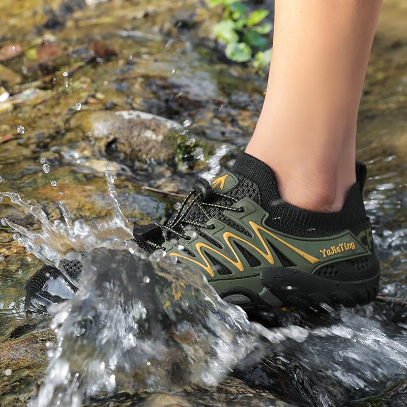 Image of Water Shoes Wide Toe Men Women Quick Drying Swim Beach Aqua Shoes for Water Sport Diving Hiking Sailing Travel