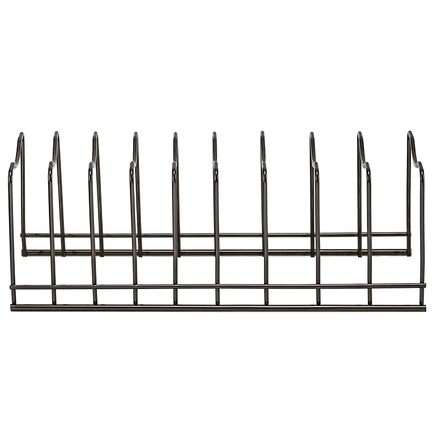 Organizador de tapa de olla, soporte para tapa de olla, tabla de cortar de descanso, utensilios para hornear, ollas y sartenes, bandejas de servir, recipientes reutilizables en despensa de