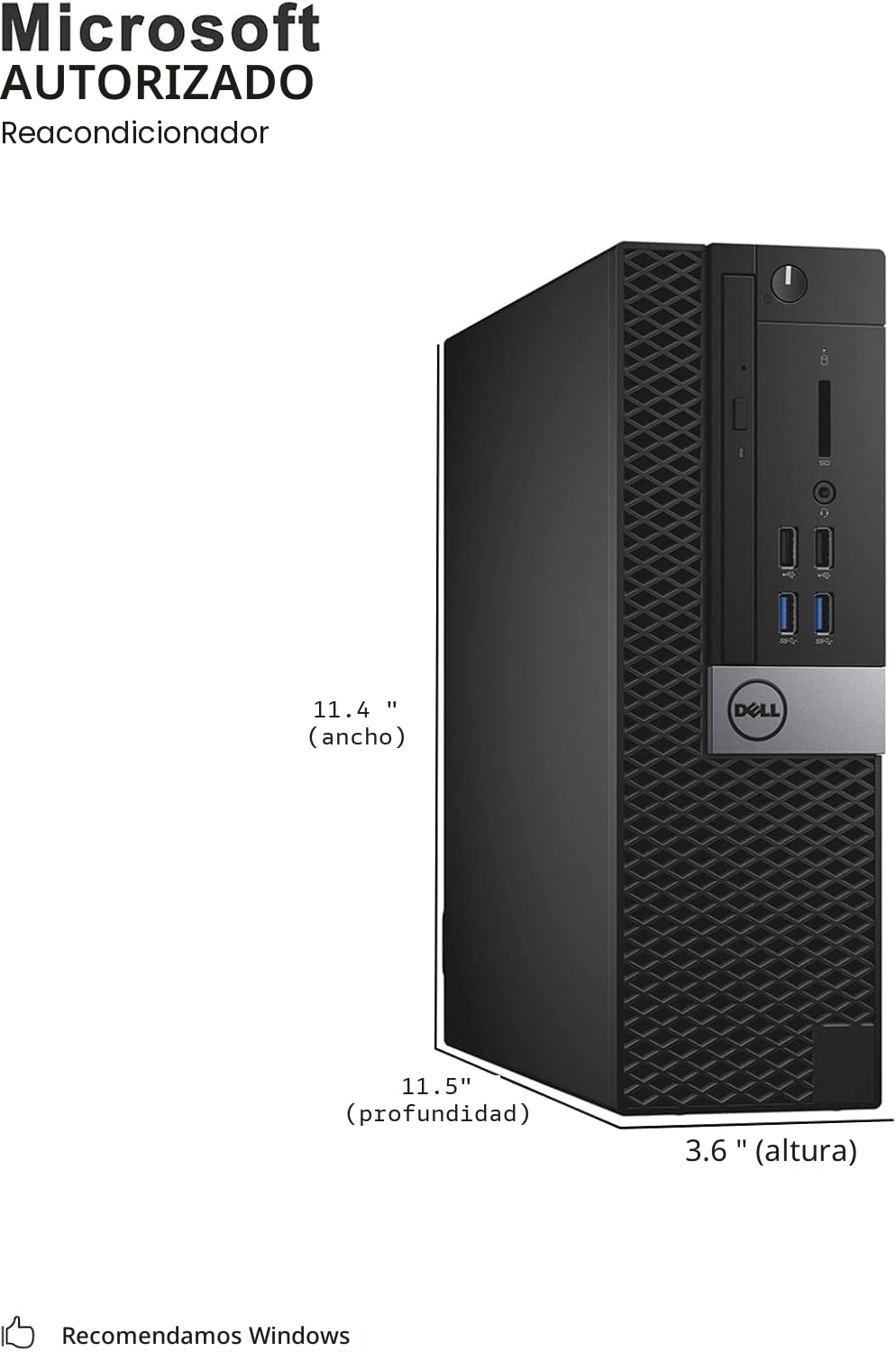 Amazon.com: Dell Optiplex 3040 SFF Business Desktop PC, Core i3