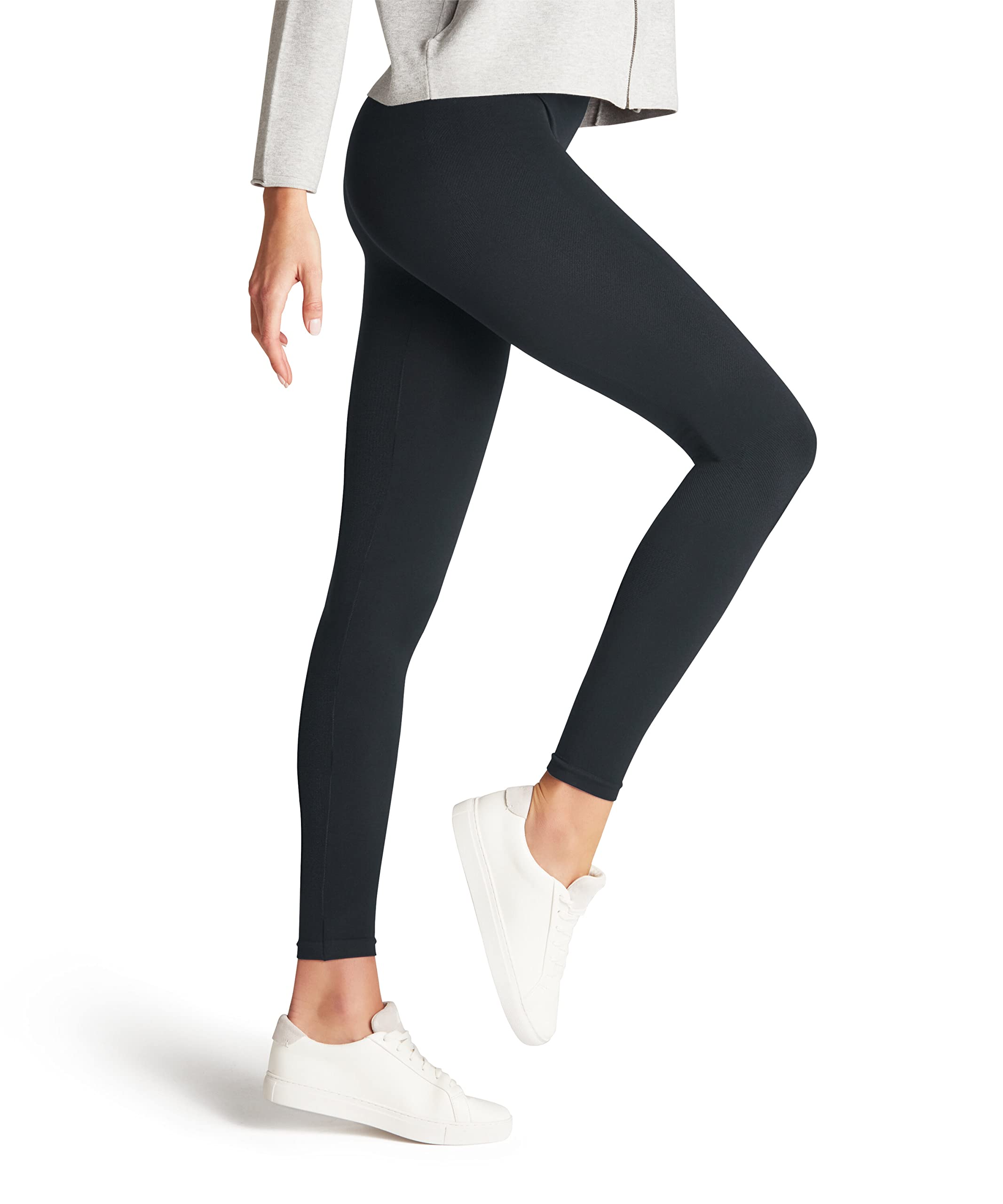 FALKE Damen Seamless Shaping Leggings feines weiches Material blickdicht formt Po Bauch Oberschenkel figurformend mit Kompression an den Beinen ideal für Reisen und langes Sitzen 1 Stück | mit figurformendem Shaping-Effekt