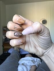 Amazon.com: Ardell Nail Addict Premium Artificial Nail Set, Blush Geometric Crystals : Beauty & Personal Care