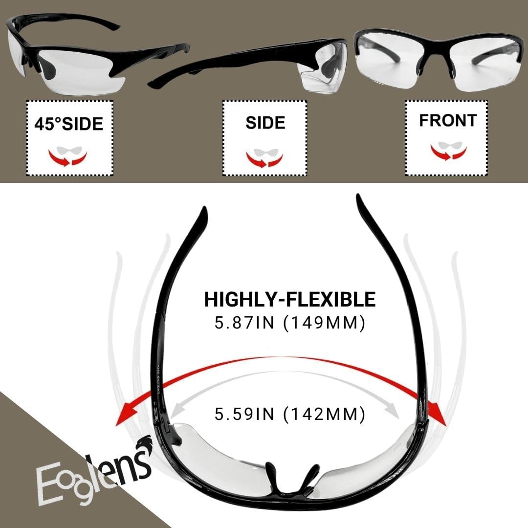 Shooting Protective Safety Glasses Anti Fog Photochromic ANSI Z87.1 Scratch Resistant hunting tactical Airsoft