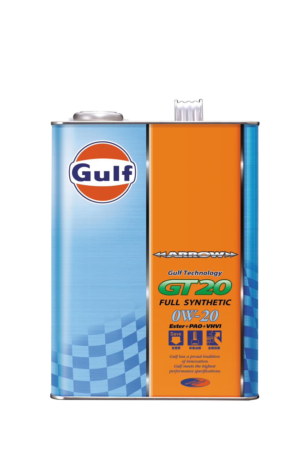 Amazon | ガルフ(Gulf) エンジンオイル ARROW GT20 0W-20 Full