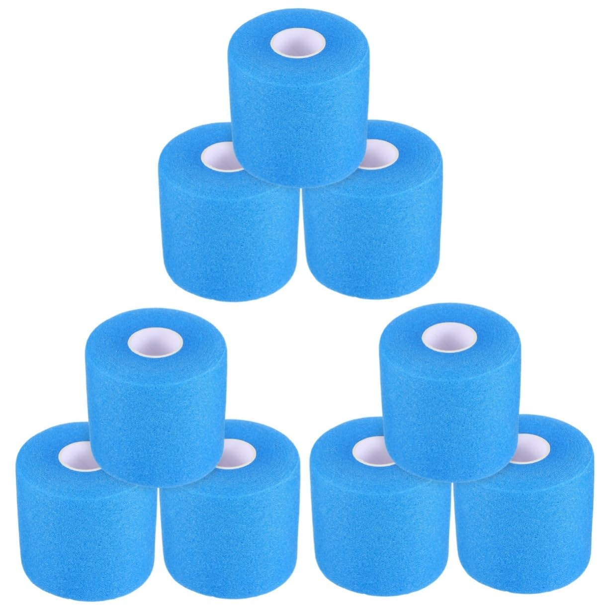 ibasenice Badminton Griff Wickeln Tennis Ausbildung Schutzfolien Gelenkschoner Muskelverband Sport Accessoires Tragbares Athletentape Gelenkschutzbandagen Schwamm Blue