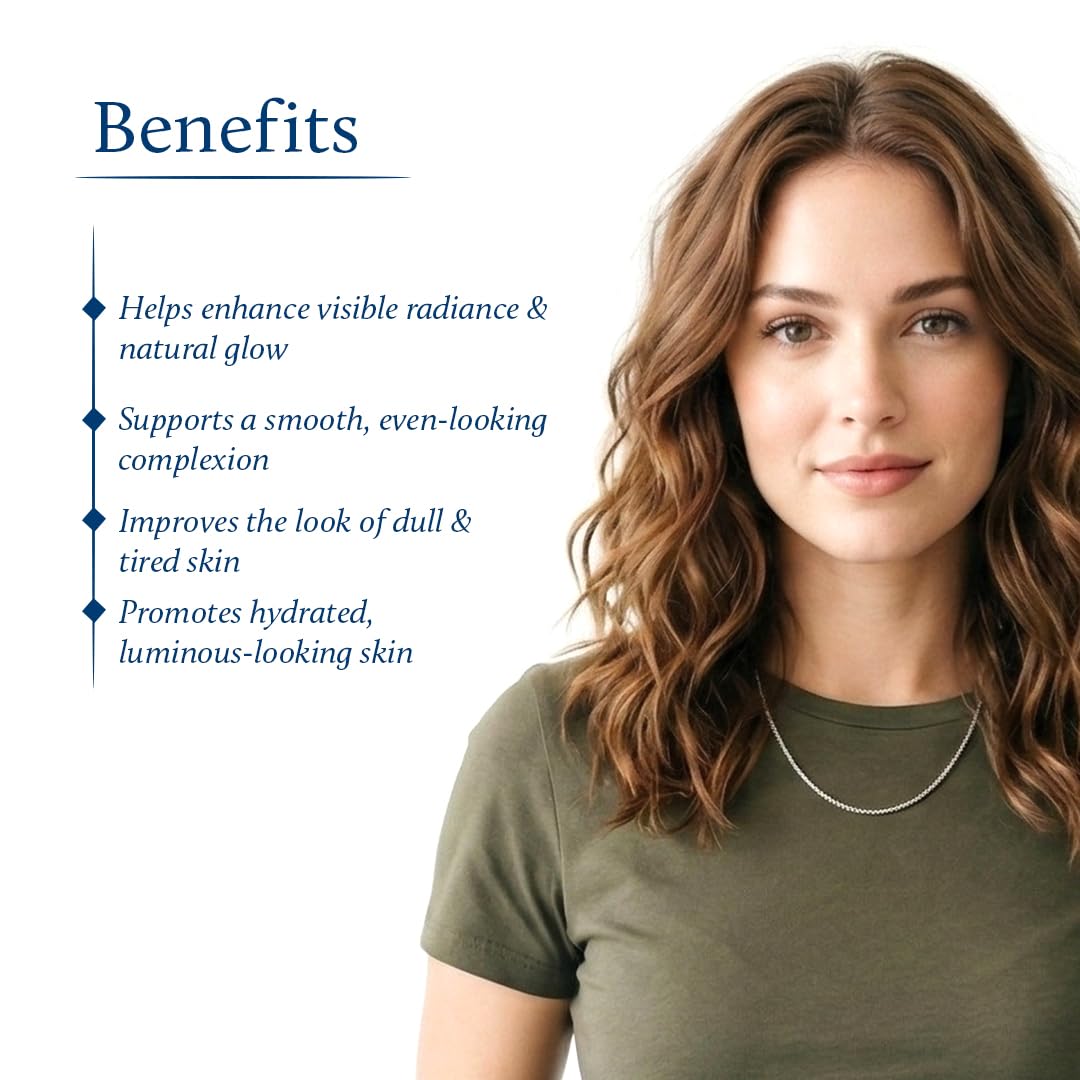 Blue Nectar Vitamin C Face Moisturizer for Oily & Acne Prone Skin with Grapeseed | Oil-Free | Plant Based Vit C Cream for Women (19 herbs, 1.76 fl oz)