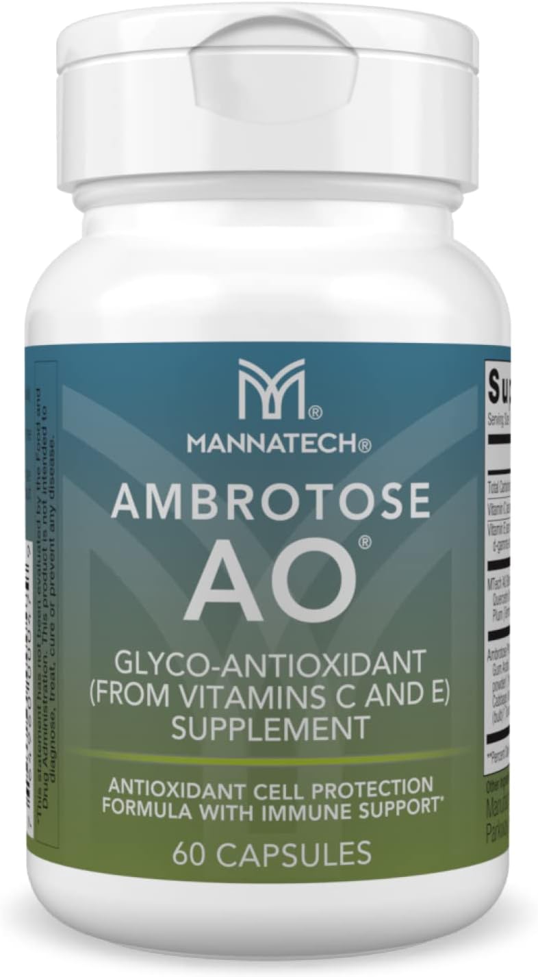 Ambrotose AO 60 Caps, Protection From the Harmful Effects of Oxidative Stress, Poor Diet and Environmental Factors