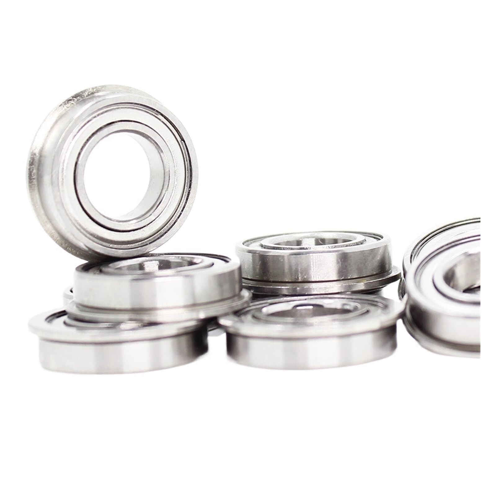Lager, F6901ZZ Flanschlager 12x24x6 mm ABEC-5 4PC Dünnschnitt-Flanschlager F6901 Z ZZ Kugellager Verschleißfestigkeit
