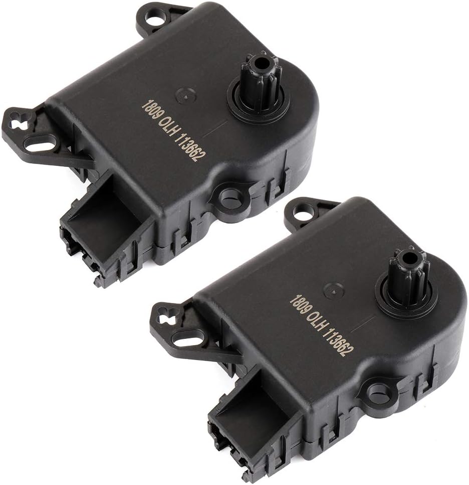 HVAC Blend Door Actuator OCPTY 604-253 Air Door Actuator Compatible 2009-2010 for ford for Flex,2008-2010 for ford for Taurus,2009-2010 for Lincoln for MKS,2008-2009 for Mercury for Sable (2PCS)