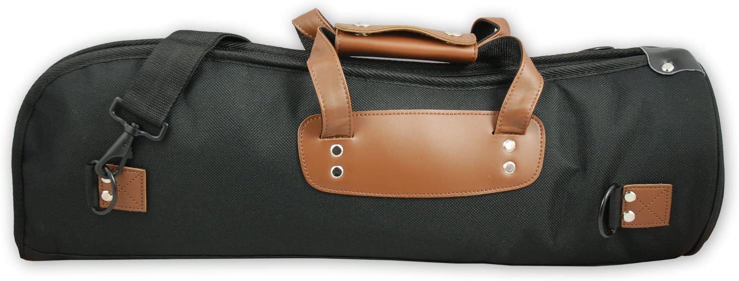 Soundman® Gigbag für Trompete - Extra stabile Verstärkung am Trichter - mit weicher Innenfütterung - Softcase für Trompete